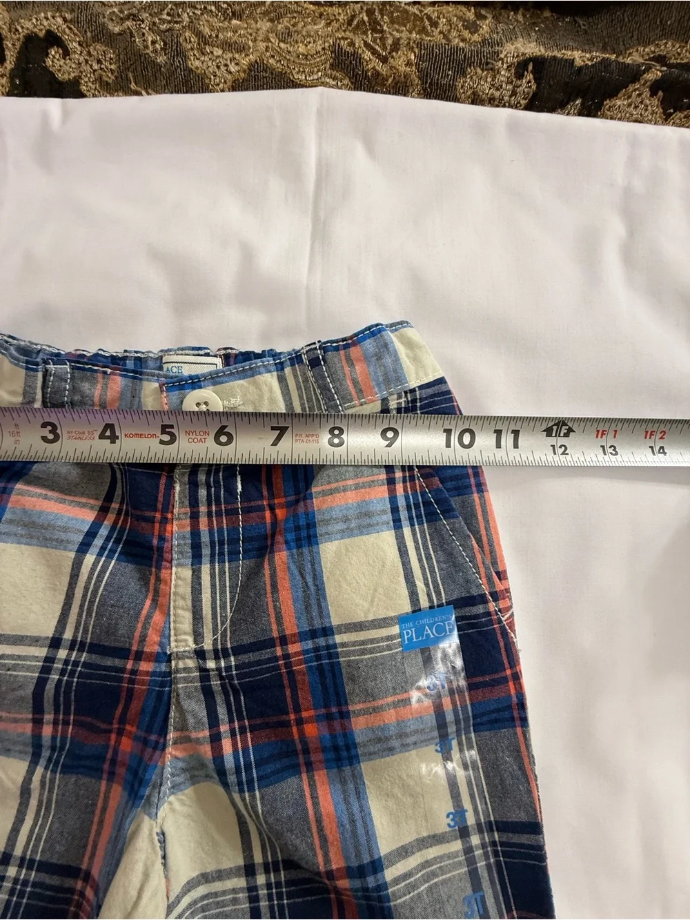 The Childrens Place lightweight plaid